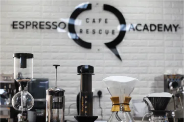 cafe rescue brand identity design
